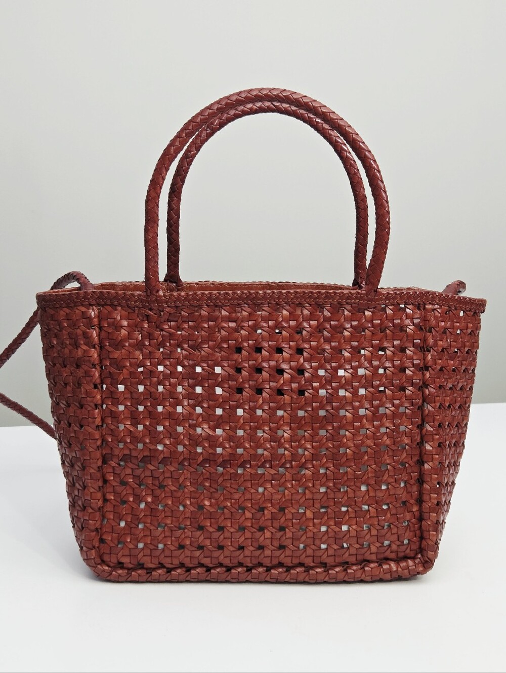 NEW MAISON N.H PARIS ANNETTE PETIT CUIR BAG - PICANTE - Picture 8 of 10